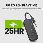 Relay Airplane Bluetooth Adapter for 2 AirPods or Headphones (4-Sandstorm Beige)