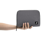 Electronic Organizer Travel Case (Black Plaid / Large)