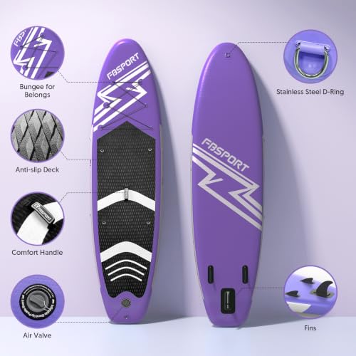 11' Premium Stand Up Paddle Board (Purple)