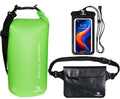 Waterproof Dry Bag with Double Zip (5L / Without Window / Green)