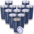 20 oz Tumbler Insulated Tumblers Stainless Steel Coffee Mug (Navy)