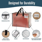 Heavy Duty Moving Bags (Clear / 13 Gallon-4 Pack)