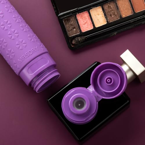 Travel Bottles for Toiletries (Purple / 3 Ounces)