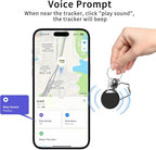 Air Tracker Tags 4 Pack Smart Tag Bluetooth Trackers Work with Apple Find My (Apple-4pack black)