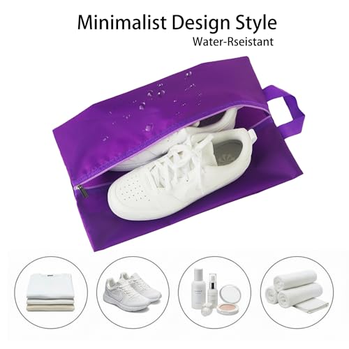 6pcs Portable Shoe Organizer (Purple)