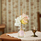 Cashmere Vanilla Reéd Diffuser Set with Flowers Reéd Diffuser Sticks (Cashmere Vanilla / 200ml)
