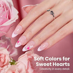 Beetles Light Pink Gel Polish (B - Light Pink | Barely Pink)
