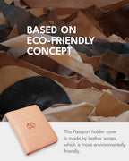 Passport Holder for Travel (Beige)
