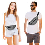 Grey Sling Bag for Women Men Gifts for Enjoy Travel Hands (Neutral Grey / Large)