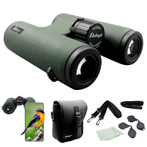 8x32ED Binoculars for Adults with BAK4 Prisms FMC Lens Coating (8X32-Binoculars)