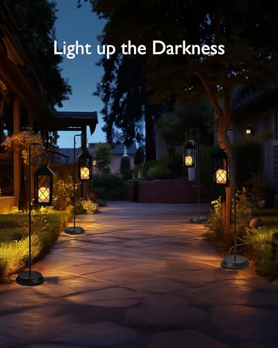 2 Pack 13'' Bronze Solar Lanterns (Copper)
