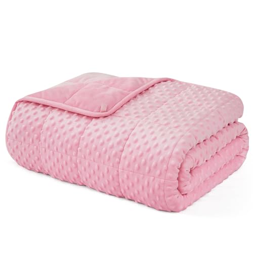 Weighted Blanket for Adult (22-nosegay / 80" x 87" | 25lbs)