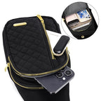 Small Crossbody Bags for Women Travel (Black)