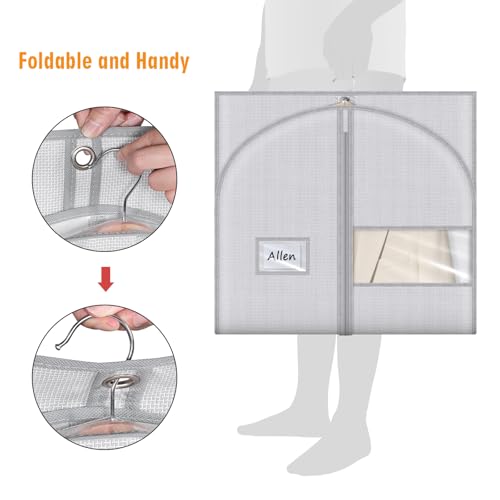 40 Inch Suit Bag (Grey Pattern / 40"- 5PCS)