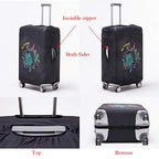 Travelkin Luggage Covers For Suitcase Tsa Approved Suitcase Cover Protector (Go Travel-Green / S)