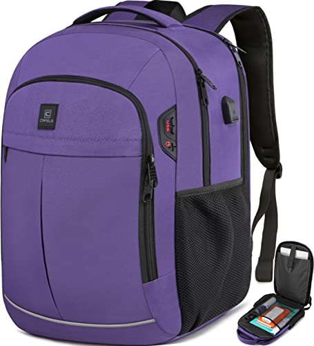17.3 Inch Travel Laptop Backpack (17.3inch / 17.3 Inch-purple)