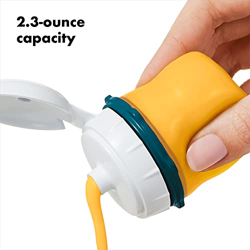 Good Grips Prep & Go Silicone Squeeze Bottles 2 Pack (Squeeze Bottle - 2 Pack / Teal)