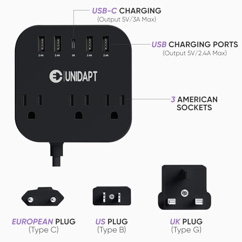 UK Ireland Travel Plug Adapter