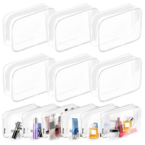 Clear Makeup Bag (12 Packs White)