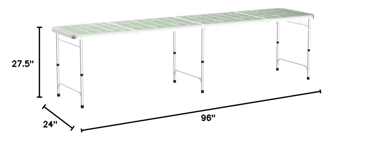 8 Foot Portable Beer Pong (8-Feet / Football)