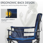 Oversized Folding Camping Chair (Blue / 1pc)