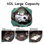 Duffel with Utility Pouch (Greenboho)