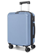 20 Inch Carry On Luggage 22x14x9 Airline Approved (Light Blue / Carry-On - 20")