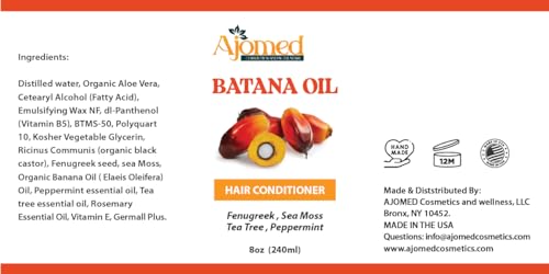 Batana oil & Sea Moss Hair shampoo and Conditioner Set