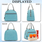 Insulated Lunch Cooler Bag (Sea Blue)