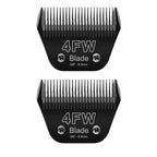2PCS 4FW Wide Blades for Pet Grooming Compatible with Andis Clippers (Black/2PCS 4FW / Black)