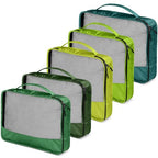 Packing Cubes for Suitcase Large Organizer Bags (Green / Mixed)