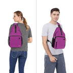 Sling Backpack Bag (Rose Red)