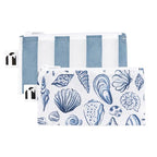 Roamio Reusable Snack Bags (C5 Nautical Stripe & Shells-Sm)