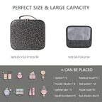 Makeup Bag with Led Mirror (Black / with LED mirror)