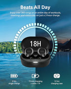 TAT1219 True Wireless Bluetooth Earbuds (With tips / T1219|Dynamic bass)