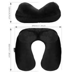 Inflatable Travel Pillow (Premium Black)