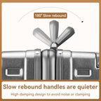 24 Inch Medium Checked Zipperless Luggage Hardshell Suitcases Gray (gray / 24 Inch Checked Luggage)