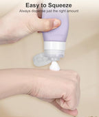 Travel Bottles for Toiletries 6 Pack (Light)