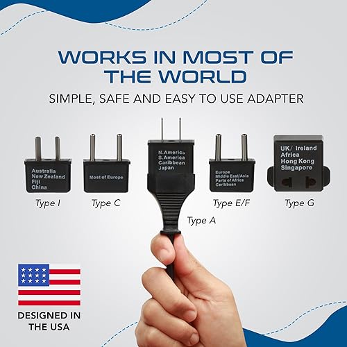 Universal Travel Adapter (Black)
