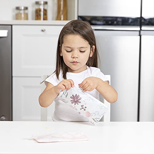 Reusable Snack Bags (F1 Floral & Lace-Sm)
