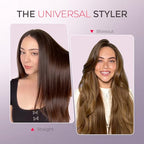 Ring Hair Straightener Brush (Sakura Pink)