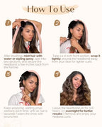 Heatless Hair Curler (Pink)