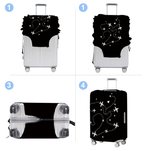 Airline Luggage Cover Washable Suitcase Protector Anti (Airline / XL(fits 32-34Inch suitcase))