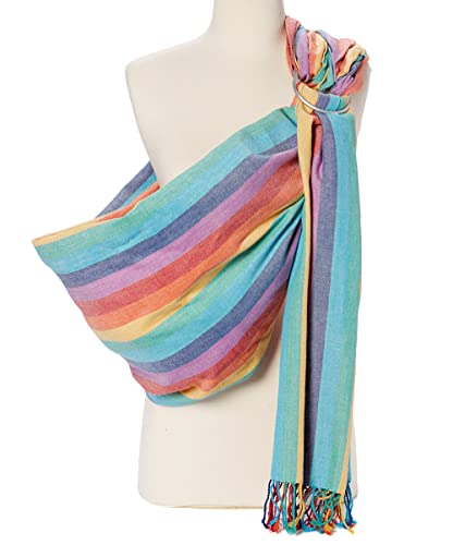 Hip Baby Ring Sling Baby Carrier (Summer Rainbow)
