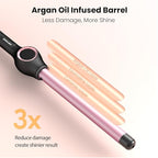 3 4 Inch Curling Wand for Long Hair (3/4" Pink&Black)