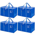 4 Pack Oversized Moving Bags with Reinforced Handles (Royal Blue / 4-Pack)