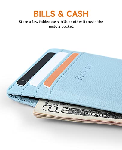 Mens Slim Wallet (Chicago Blue Grey)
