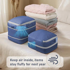 Compression Storage Bags 8 Pack (Navy Blue / 39L x 8 Pack)