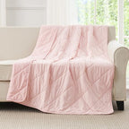 Cooling Throw Blanket for Hot Sleepers 50"x70" (Cool Pink / Throw (50" x 70"))