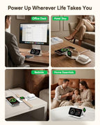 15W Magnetic Travel Charging Station (Forest Green)